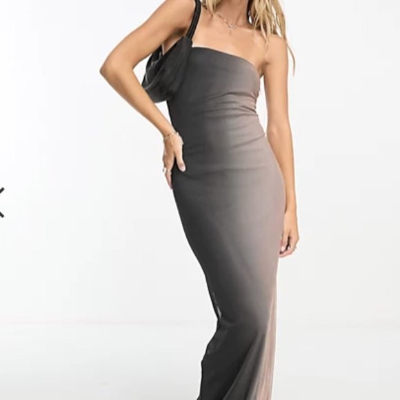 Stradivarius Ombre Bandeau Mesh Maxi - Picture 1 of 6